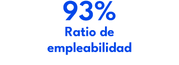 93% Ratio de empleabilidad
