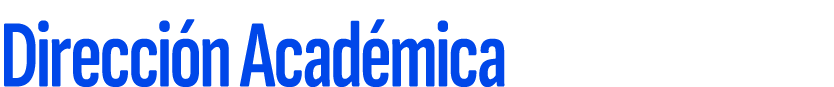 Direcci n Acad mica