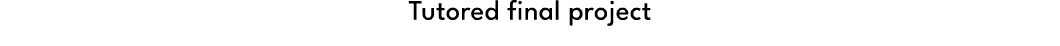 Tutored final project
