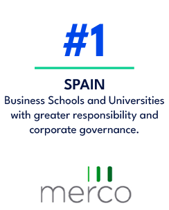 SPAIN Business Schools and Universities with greater responsibility and corporate governance.,#