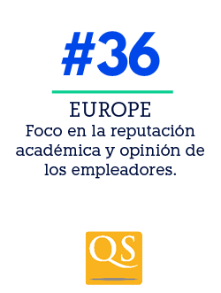 EUROPE Foco en la reputaci n acad mica y opini n de los empleadores.,#3