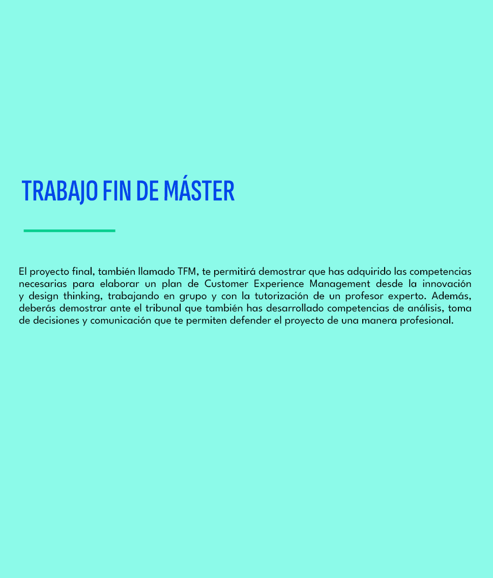 TRABAJO FIN DE M STER ,El proyecto final, tambi n llamado TFM, te permitir demostrar que has adquirido las competenc...