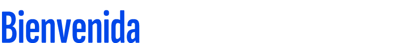 Bienvenida