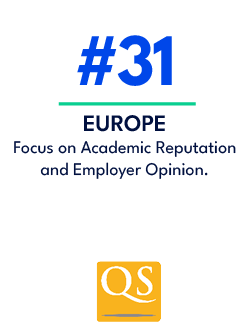 EUROPE Focus on Academic Reputation and Employer Opinion.,#3