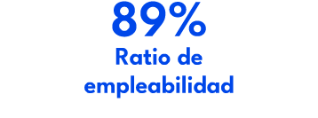 89% Ratio de empleabilidad