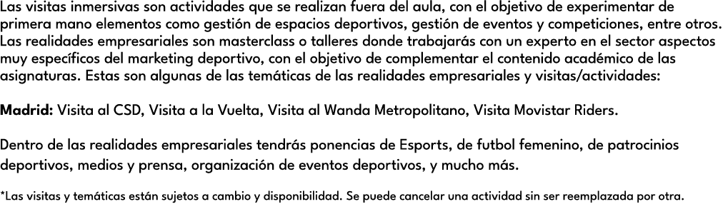 Las visitas inmersivas son actividades que se realizan fuera del aula, con el objetivo de experimentar de primera man...