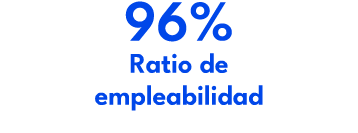 96% Ratio de empleabilidad