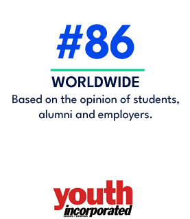 WORLDWIDE Based on the opinion of students, alumni and employers.,#8