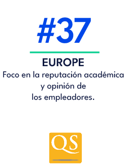 EUROPE Foco en la reputaci n acad mica y opini n de los empleadores.,#3