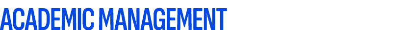 ACADEMIC MANAGEMENT