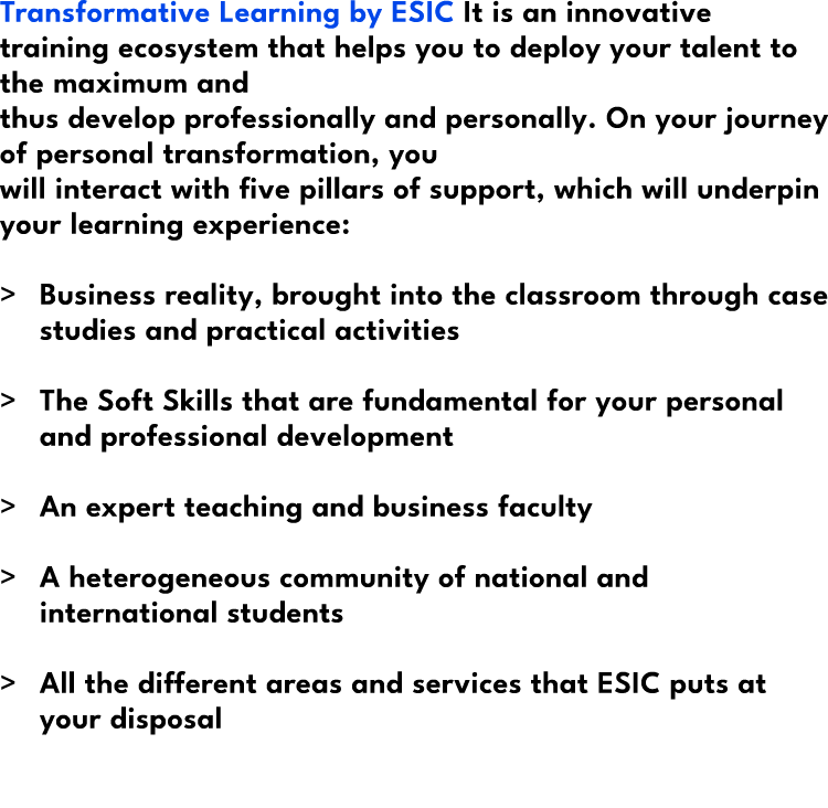 Transformative Learning by ESIC It is an innovative training ecosystem that helps you to deploy your talent to the ma...