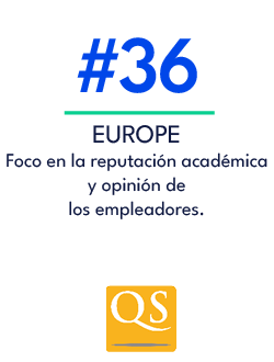 EUROPE Foco en la reputaci n acad mica y opini n de los empleadores.,#3