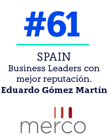 #61,SPAIN Business Leaders con mejor reputaci n. Eduardo G mez Mart 