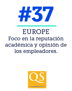 EUROPE Foco en la reputaci n acad mica y opini n de los empleadores.,#3