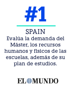 SPAIN Evalúa la demanda del Máster, los recursos humanos y físicos de las escuelas, además de su plan de estudios ,#