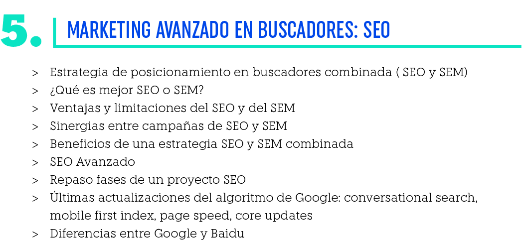 5  Marketing SEO