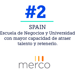 SPAIN Escuela de Negocios y Universidad con mayor capacidad de atraer talento y retenerlo.,#