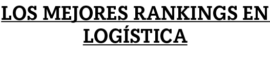 Los mejores Rankings en log stica