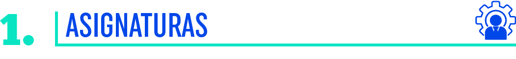 1. Asignaturas Management