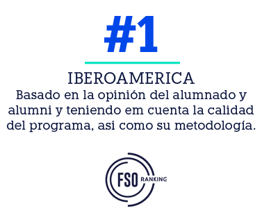 IBEROAMERICA Basado en la opinión del alumnado y alumni y teniendo em cuenta la calidad del programa, asi como su met   