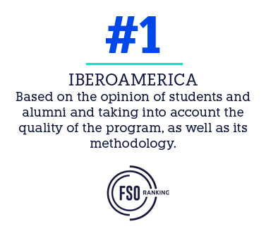 IBEROAMERICA Based on the opinion of students and alumni and taking into account the quality of the program, as well    