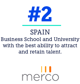 SPAIN Business School and University with the best ability to attract and retain talent ,#