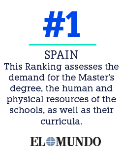 SPAIN This Ranking assesses the demand for the Master's degree, the human and physical resources of the schools, as w   