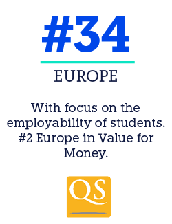 EUROPE With focus on the employability of students  #2 Europe in Value for Money ,#3