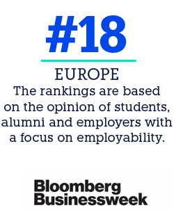 EUROPE The rankings are based on the opinion of students, alumni and employers with a focus on employability ,#1