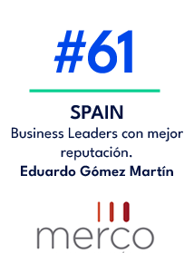 #61,SPAIN Business Leaders con mejor reputaci n. Eduardo G mez Mart 
