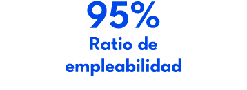 95% Ratio de empleabilidad