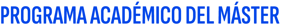 PROGRAMA ACAD MICO DEL M STER