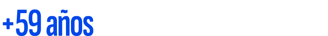 + 59 a os 