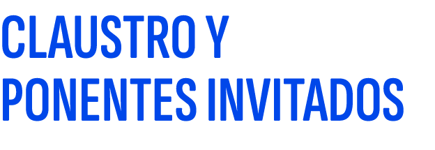 Claustro y ponentes invitados