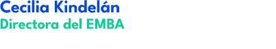 Cecilia Kindel n Directora del EMBA