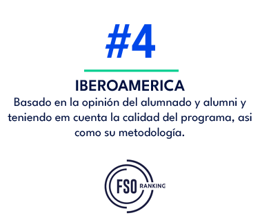 IBEROAMERICA Basado en la opini n del alumnado y alumni y teniendo em cuenta la calidad del programa, asi como su met...