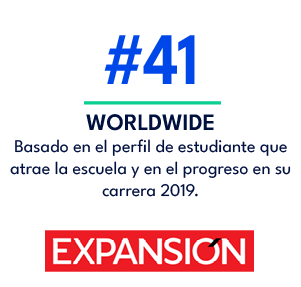 WORLDWIDE Basado en el perfil de estudiante que atrae la escuela y en el progreso en su carrera 2019.,#4