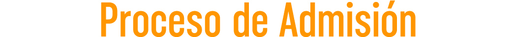 Proceso de Admisi n