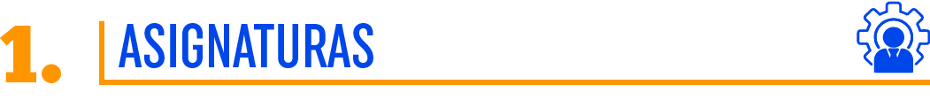 1. Asignaturas Management