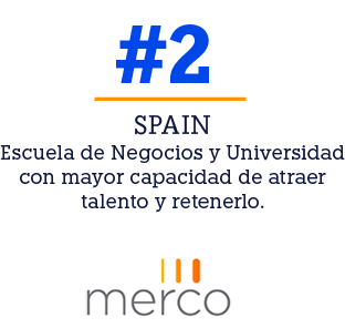 SPAIN Escuela de Negocios y Universidad con mayor capacidad de atraer talento y retenerlo.,#