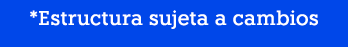 *Estructura sujeta a cambios