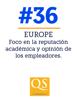 EUROPE Foco en la reputaci n acad mica y opini n de los empleadores.,#3