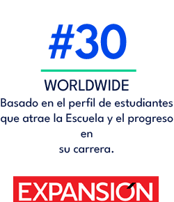 WORLDWIDE Basado en el perfil de estudiantes que atrae la Escuela y el progreso en su carrera.,#3