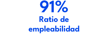 91% Ratio de empleabilidad
