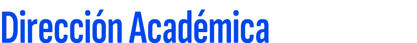 Direcci n Acad mica