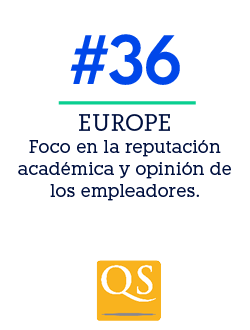 EUROPE Foco en la reputaci n acad mica y opini n de los empleadores.,#3