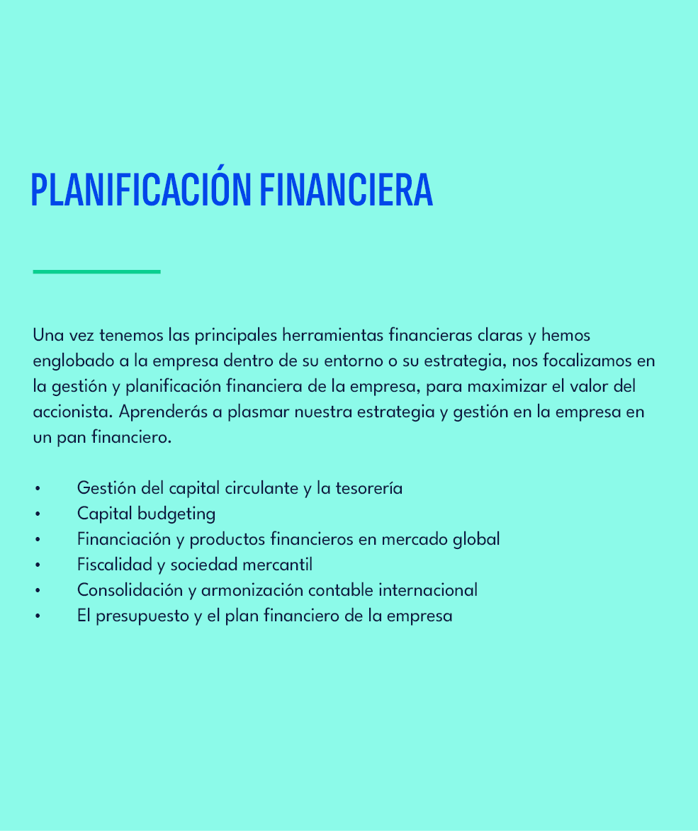 Planificaci n financiera ,Una vez tenemos las principales herramientas financieras claras y hemos englobado a la empr...