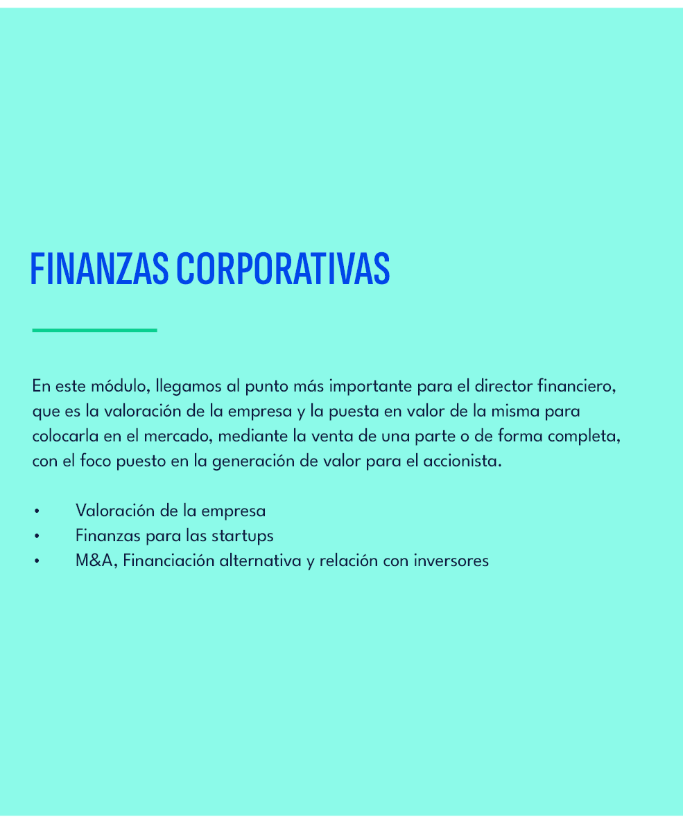 Finanzas corporativas,En este m dulo, llegamos al punto m s importante para el director financiero, que es la valorac...