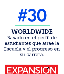 WORLDWIDE Basado en el perfil de estudiantes que atrae la Escuela y el progreso en su carrera.,#3