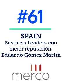 #61,SPAIN Business Leaders con mejor reputaci n. Eduardo G mez Mart 